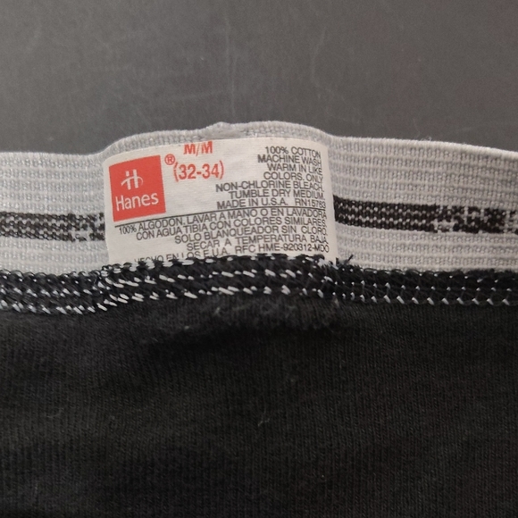 Bundle Men's Vintage Boxer Briefs - Hanes/FTL White, Black, Red. 4 Pices. - Picture 5 of 10